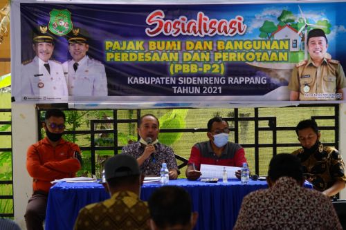 Bapenda Sidrap Sosialisasi PBB-P2, Diawali di Baranti dan Watang Pulu