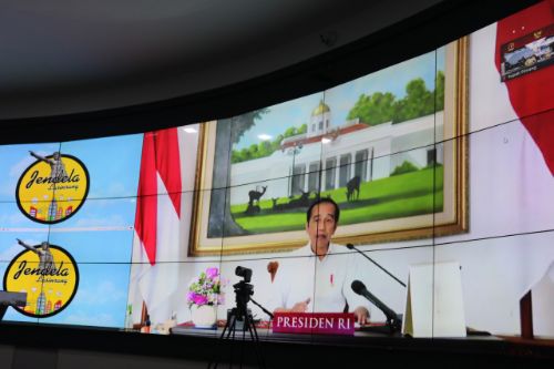 Bupati Pinrang Rakor Virtual Bersama Presiden, Ini Penekanannya