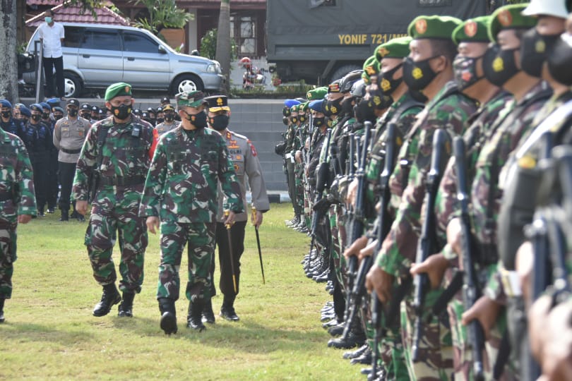 Pangdam XIV/Hasanuddin Cek Totalitas Kesiapan Pengamanan Presiden RI di Wajo