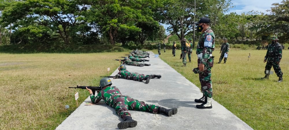 Jaga Naluri Tempur, Kodim Takalar Gelar Latihan Tembak Triwulan