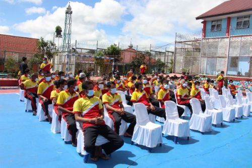 Kerjasama Polres Simalungun, Lapas Narkotik Siantar Lakukan Vaksinasi Tahap II Khusus WBP