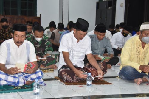 Personil Makorem 141 Toddopuli Gelar Yasinan, Tahlil dan Doa Bersama