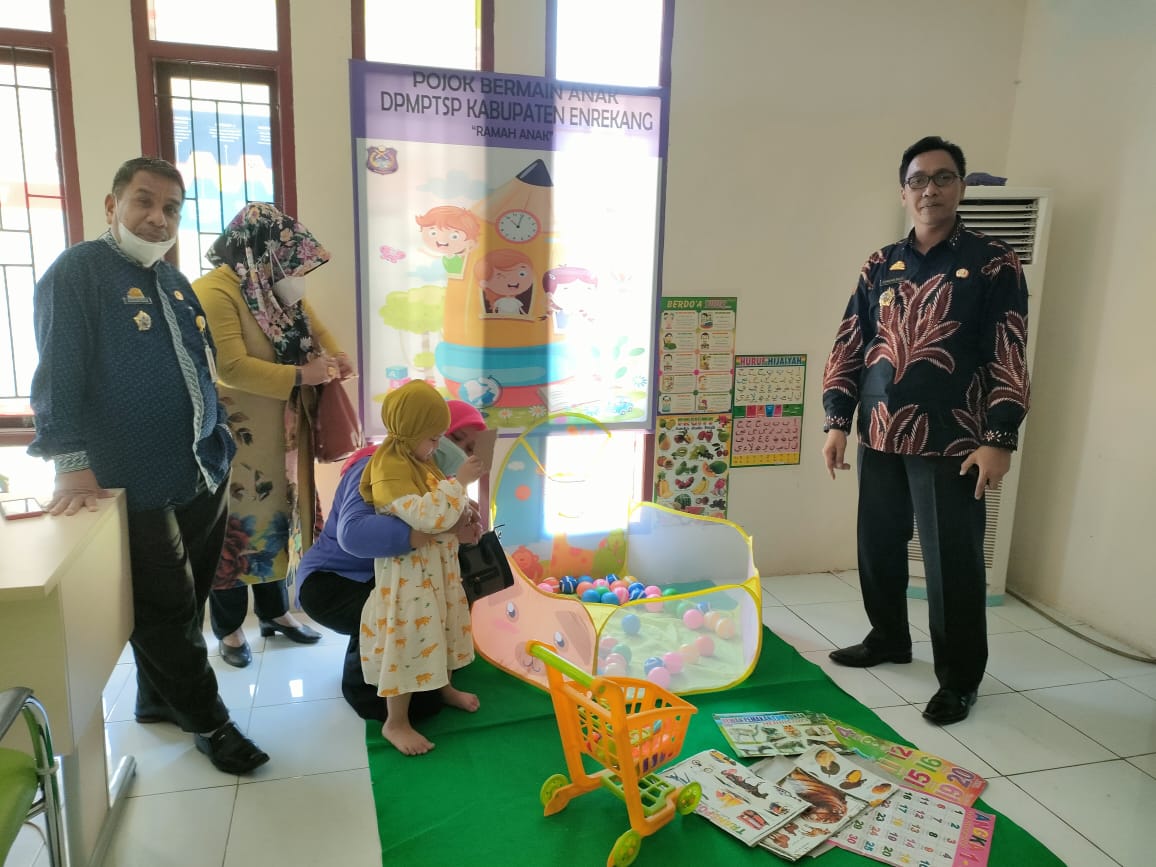 DPMPTSP Enrekang jadi Kantor Ramah Anak OPD Pertama