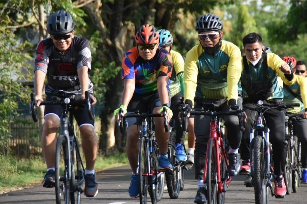 Gowes Bersama Cara Danrem 141 Toddopuli Jaga Imun Tubuh