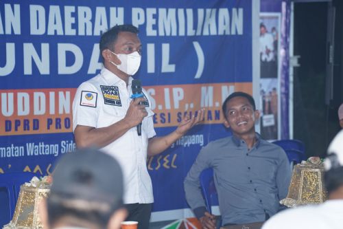 Kunker di Sidrap, Wakil Ketua DPRD Sulsel Temui Konstituennya