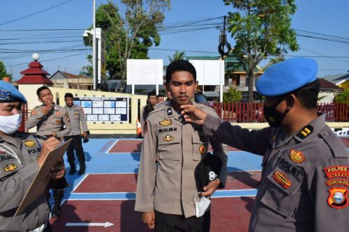 Cek Sikap Tampang Anggota Warnai Operasi Gaktibplin Propam Polres Sidrap