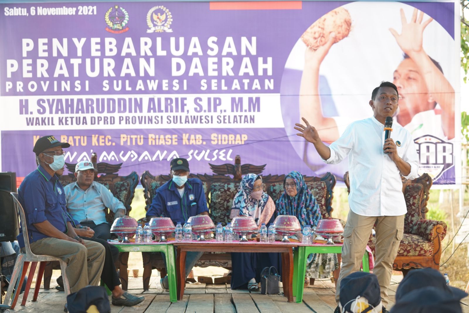 Di Sidrap, H.Syaharuddin Alrif Sosper Kepemudaan