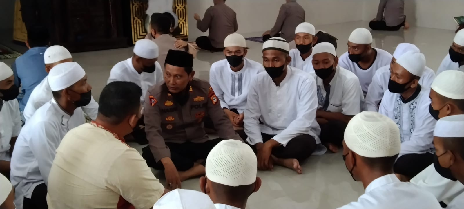 Mantapkan Keimanan, Kabag Ops Polres Sidrap Berikan Tausiyah Pada Siswa Latja SPN Batua