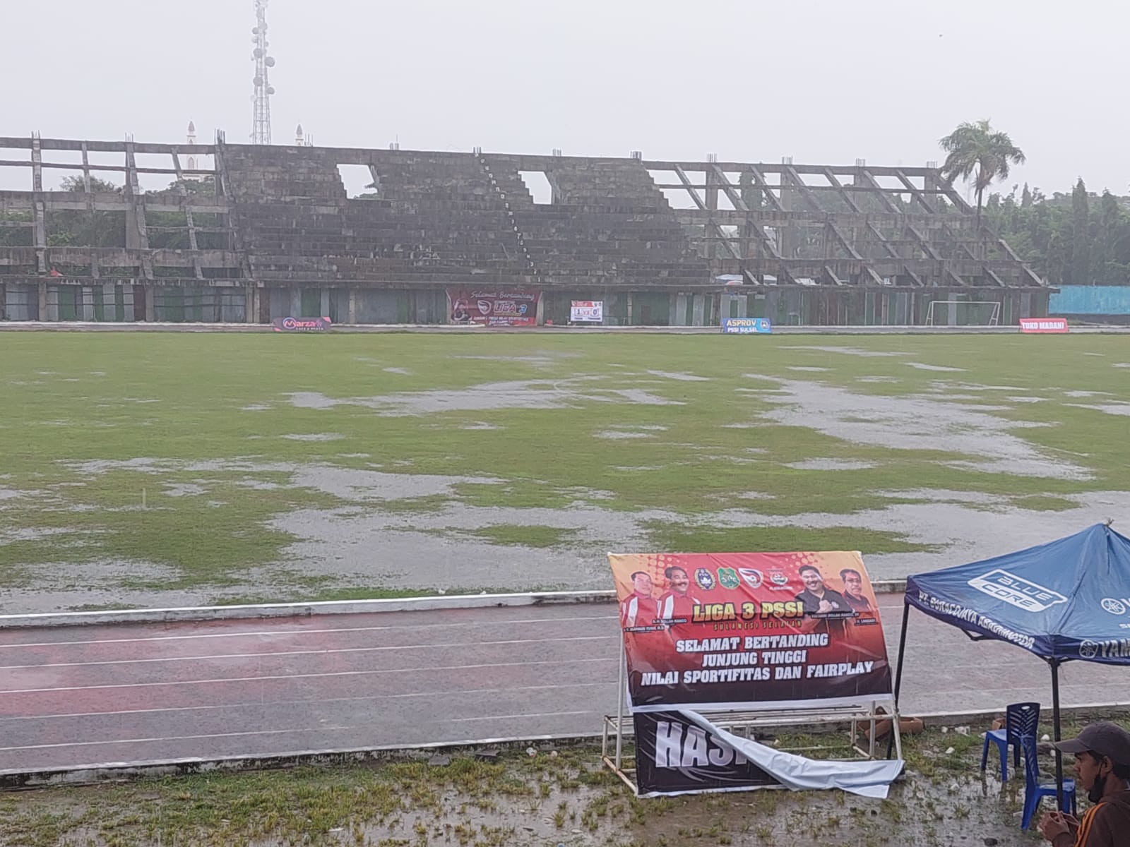 Gegara Terhalang Hujan Deras, Laga Pertama Grup F Liga 3 Zona Sulsel Dijadwal Ulang