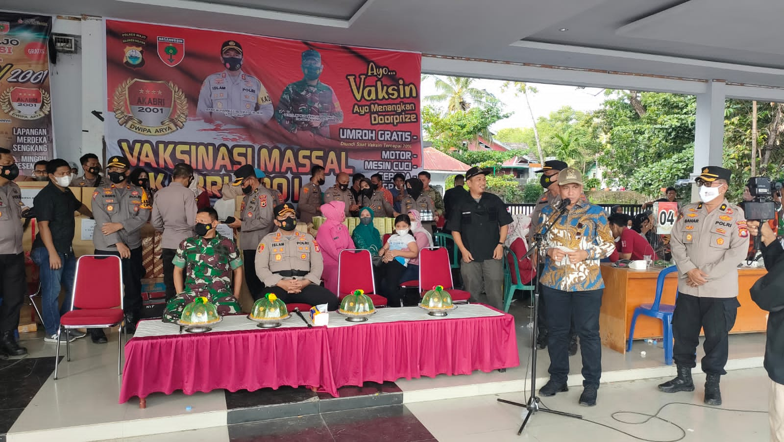 Sisa 13 Hari, Realisasi Vaksin Wajo Baru 57 Persen