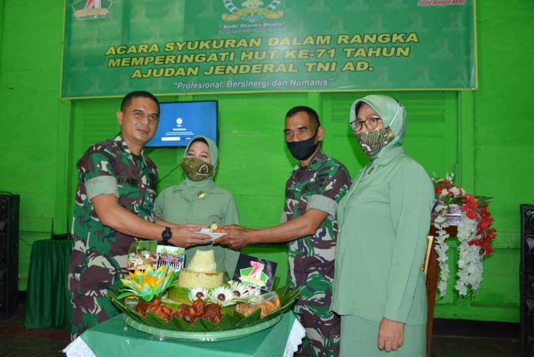 Di Markas Ajenrem 141 Toddopuli Digelar Tasyakuran Milad Ajendam ke-71