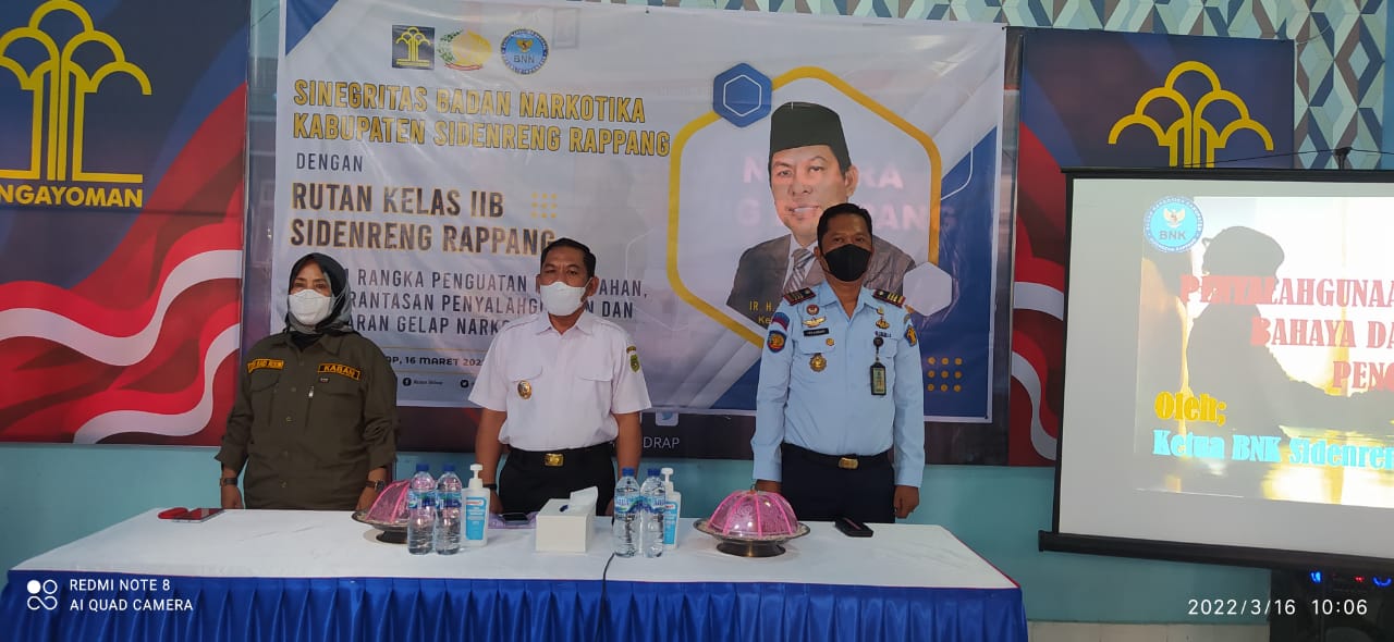 BNK Sosialisasikan P4GN di Rutan Kelas IIB Sidrap