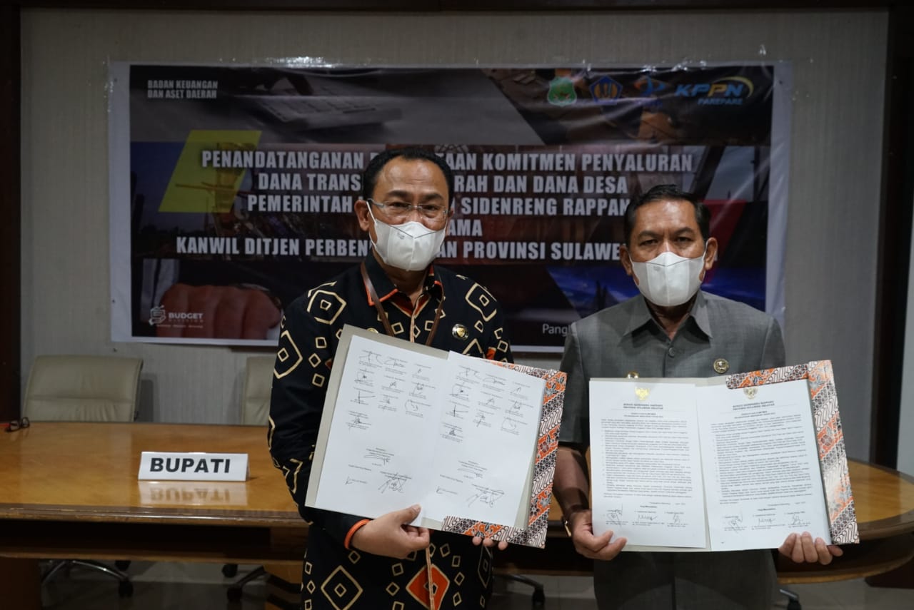 Dirjen Kemenkeu RI Reward Penghargaan Terbaik Pertama Kabupaten Sidrap