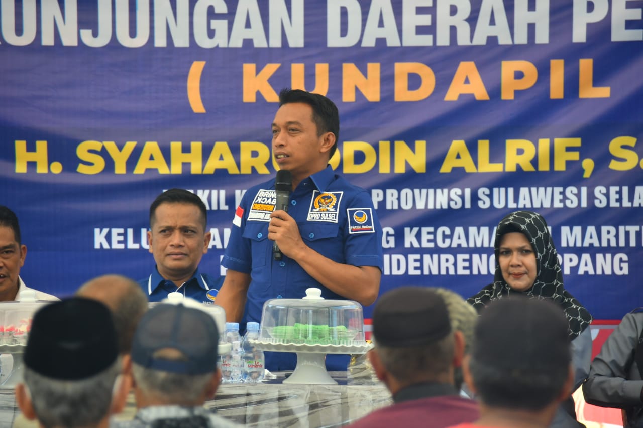 Serap Aspirasi Di Sidrap, Syaharuddin Alrif Dialog Bersama Konstituennya di Maritengngae