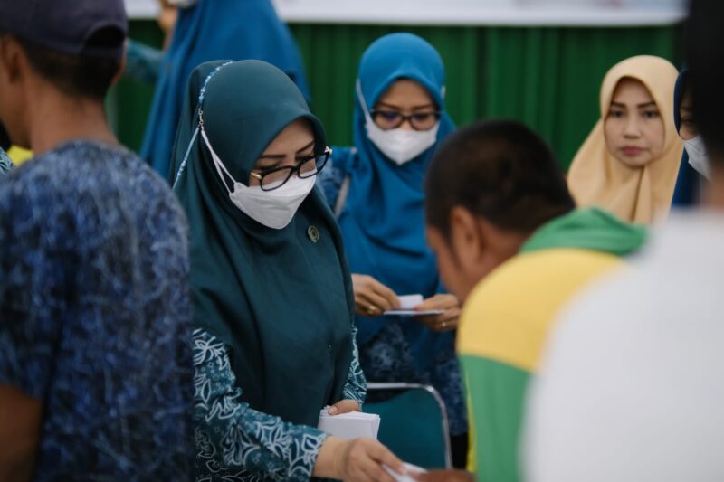 TP PKK dan Dharma Wanita Soppeng BErbagi di Bulan Ramadan