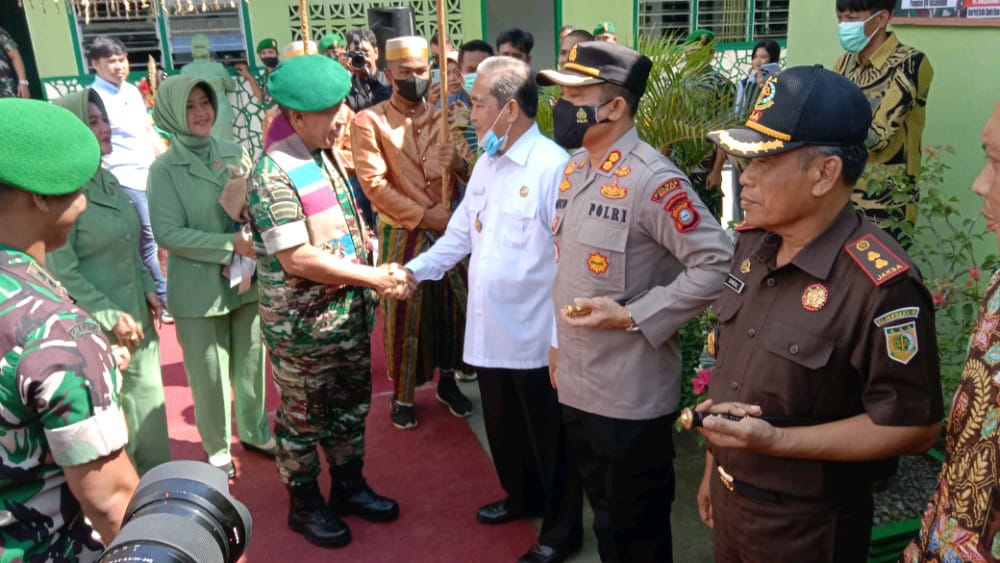 Di Sidrap, Pangdam XIV Hasanuddin Kumpul Seluruh Ujung Tombak Aparatur TNI-POLRI dan Pemerintah