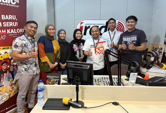 Kepala Dinas Pariwisata Makassar Narasumber Bincang Kreatif Festival di iRadio Makassar