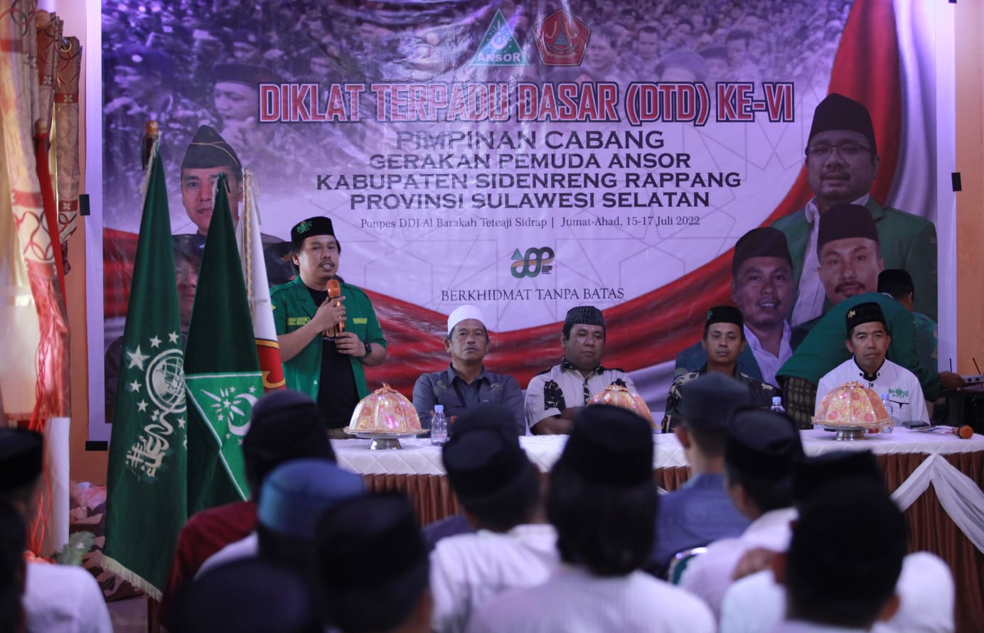 Ansor Kembali Kaderisasi di Ponpes DDI Al Barakah Teteaji Sidrap