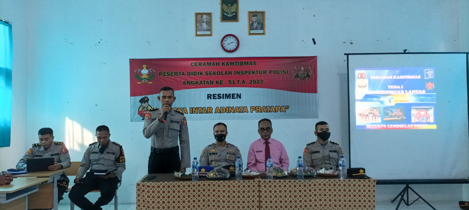 Sambangi SMKN 1 Sukabumi, Siswa Setukpa Polri Sampaikan Ceramah Kamtibmas