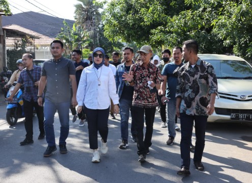 Pastikan Kenyamanan Longwis, Fatmawati Rusdi Cek Kondisi Infrastuktur