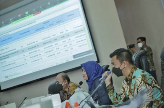 Rakor Monev Wawali Makassar Dorong SKPD Percepat Realisasi Belanja APBD Triwulan ll 2022