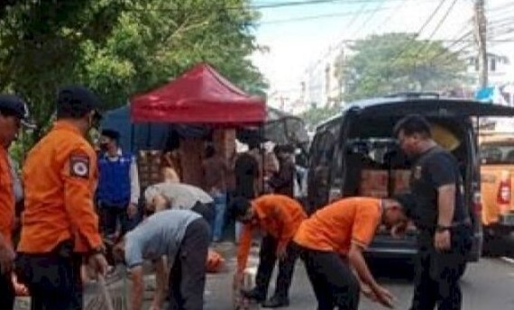 BPBD Makassar Dirikan Tenda Darurat Kompleks Aspol