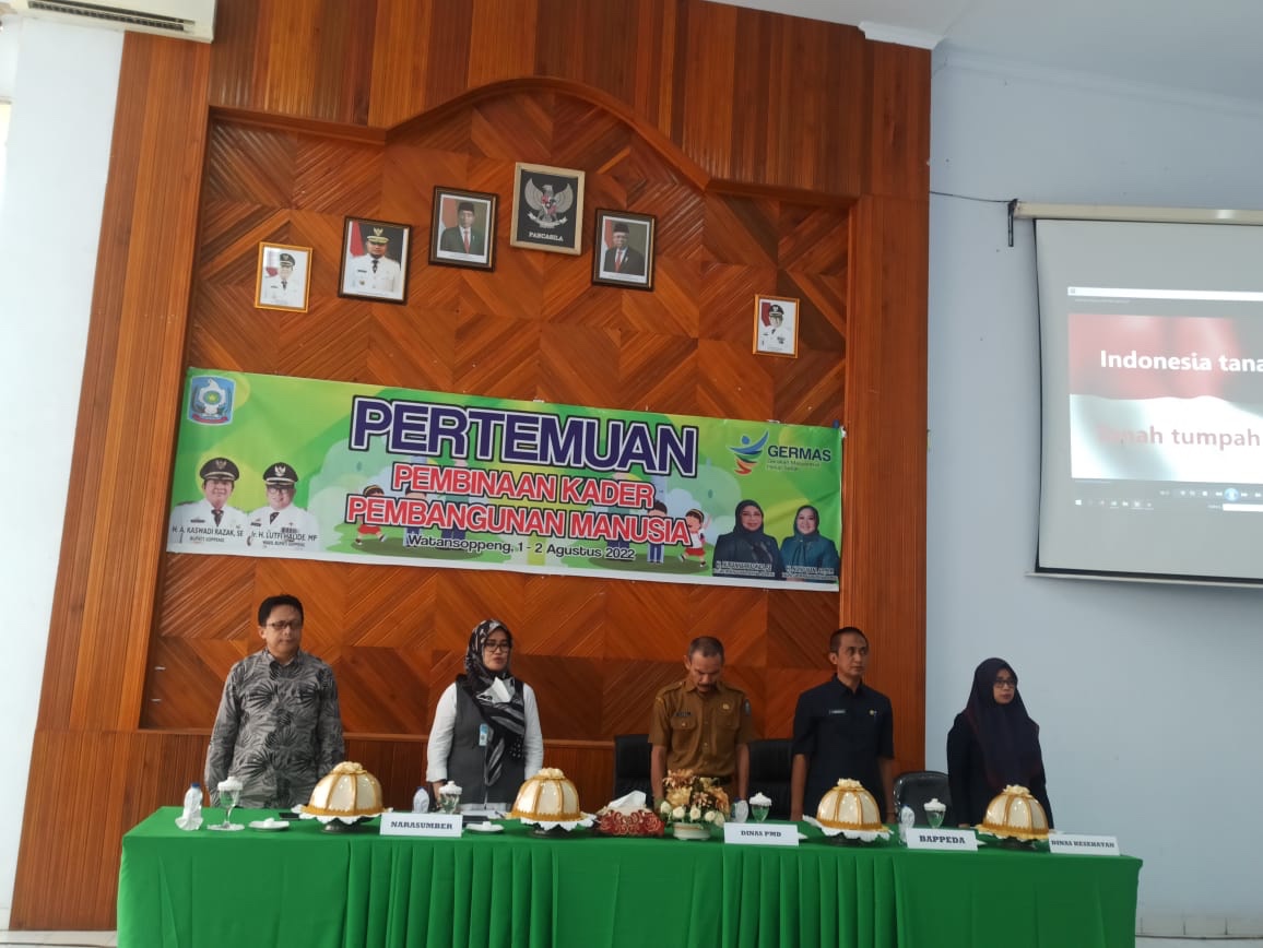 DPMD dan Dinkes Soppeng Melaksanakan Pembinaan Kader