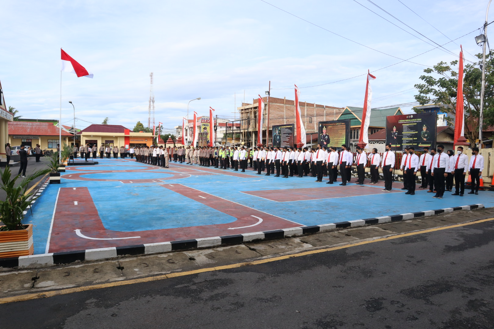 Event Road Race Kapolres Cup I Berjalan Kondusif, Kapolres Sidrap: Terima Kasih Kepada Seluruh Personil