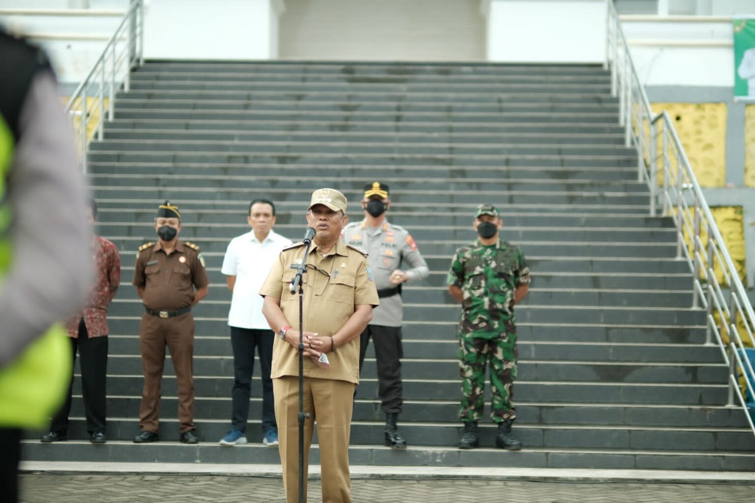 Persiapan malam Takbiran dan Idul Adha, Wabup Soppeng Pimpin Apel Gabungan