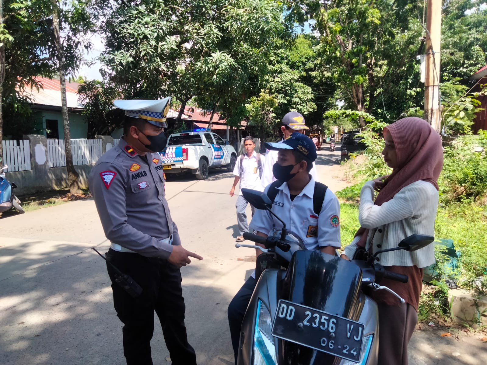 Satuan Lalu Lintas Polres Pangkep Himbau pelajar jangan bawa kendaraan