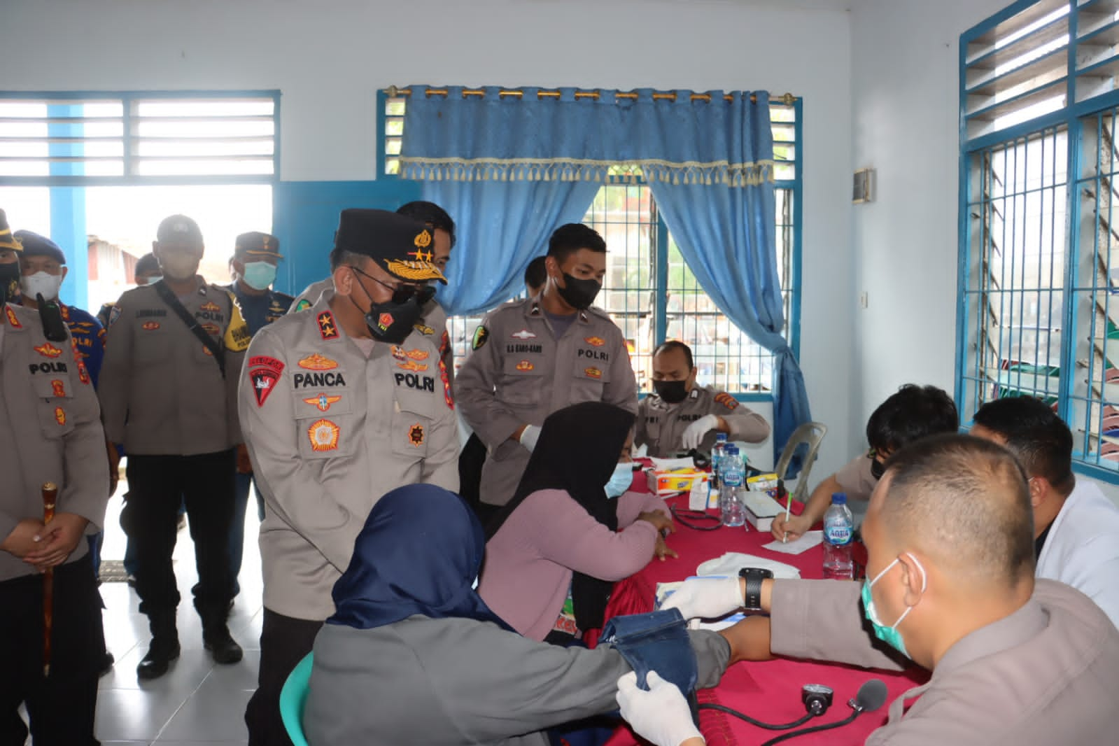 Bersama Rombongan, Kapoldasu Gelar Bhakti Kesehatan di Desa Pulau Sembilan Pangkalan Susu Langkat