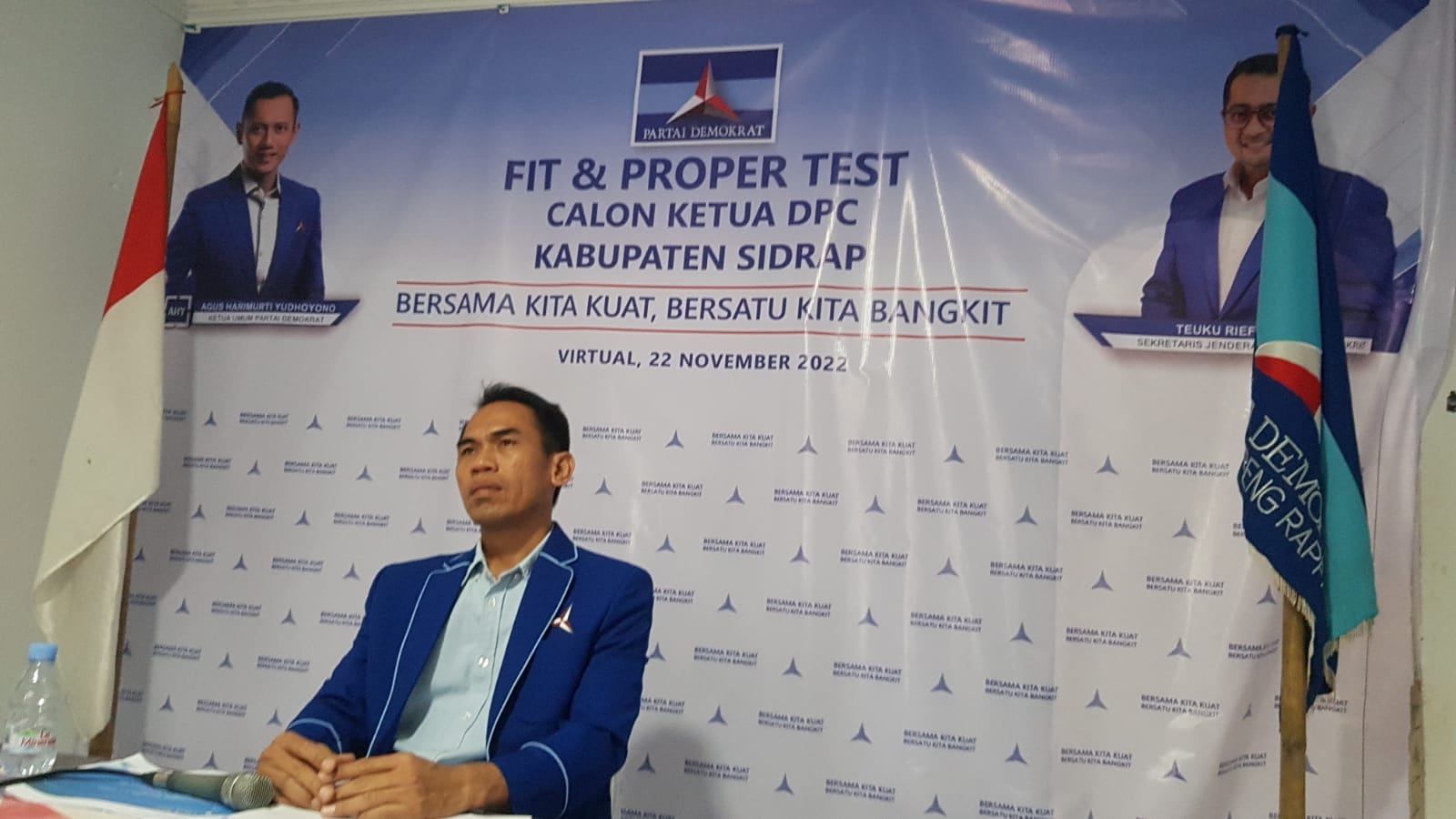 Termasuk Sidrap, Seluruh Calon Ketua DPC PD se Sulsel Ikuti Fit and Propert Tes