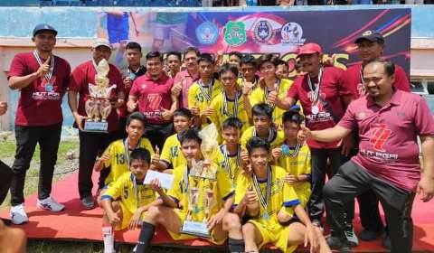 SMPN 1 Pangkajene Juarai Liga Pelajar Kabupaten Sidrap 2022