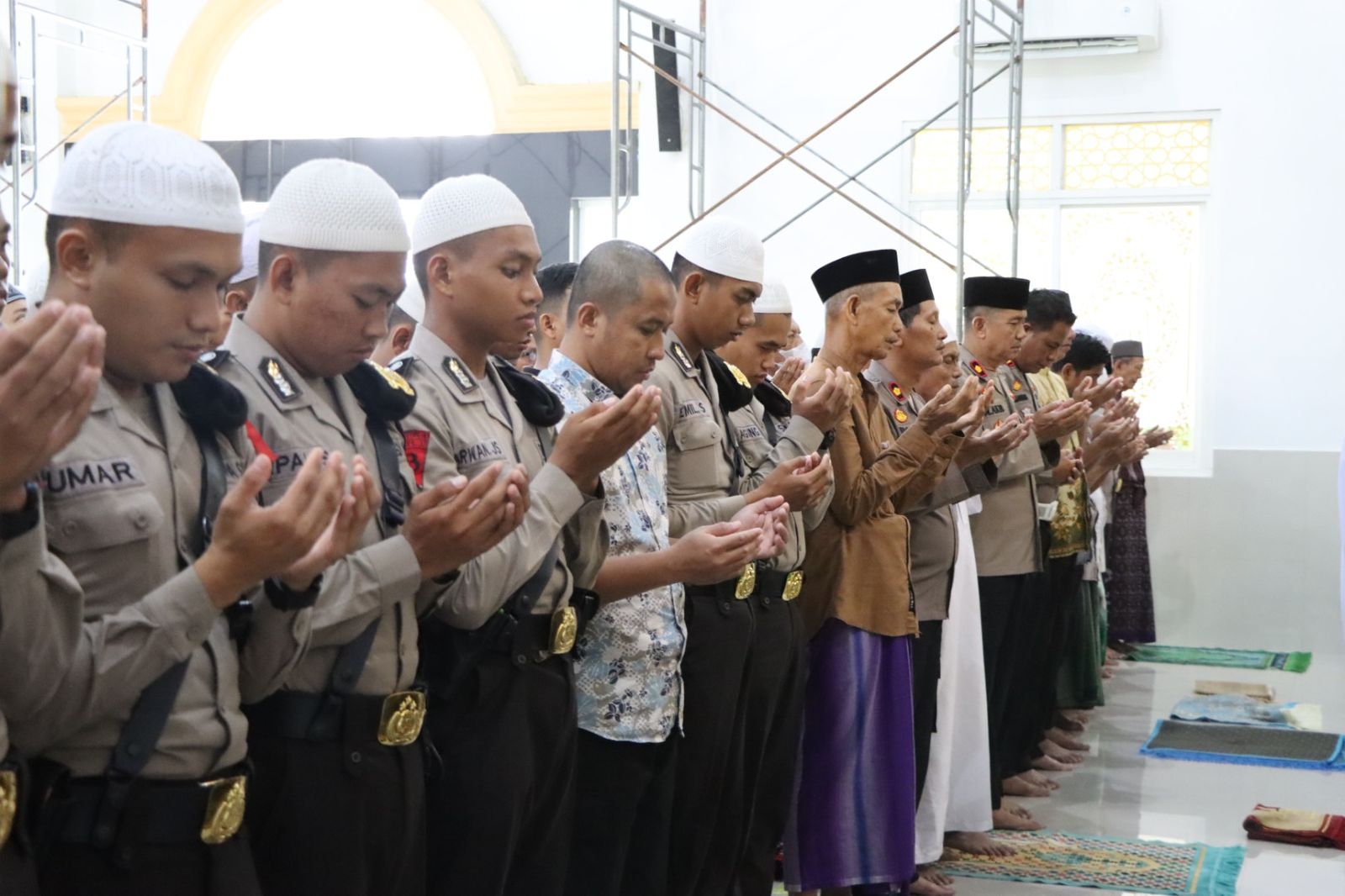 Tragedi Cianjur, Polres Sidrap Gelar Shalat Ghaib dan Doa Bersama