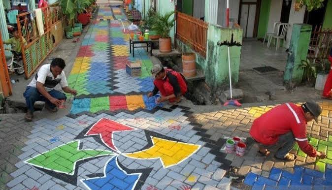 Sekcam Manggala Sambut Tim Penilai Lorong Wisata