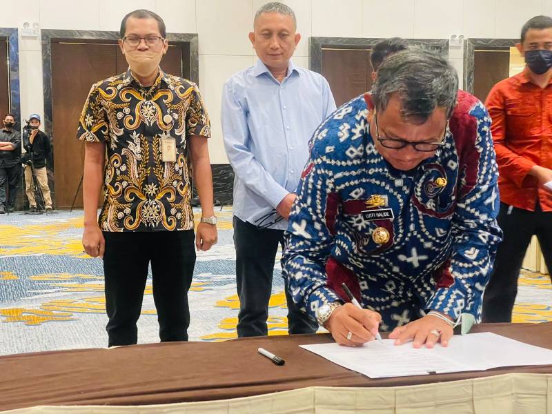 Soppeng Teken Mou Optimalisasi Penyerapan Gabah