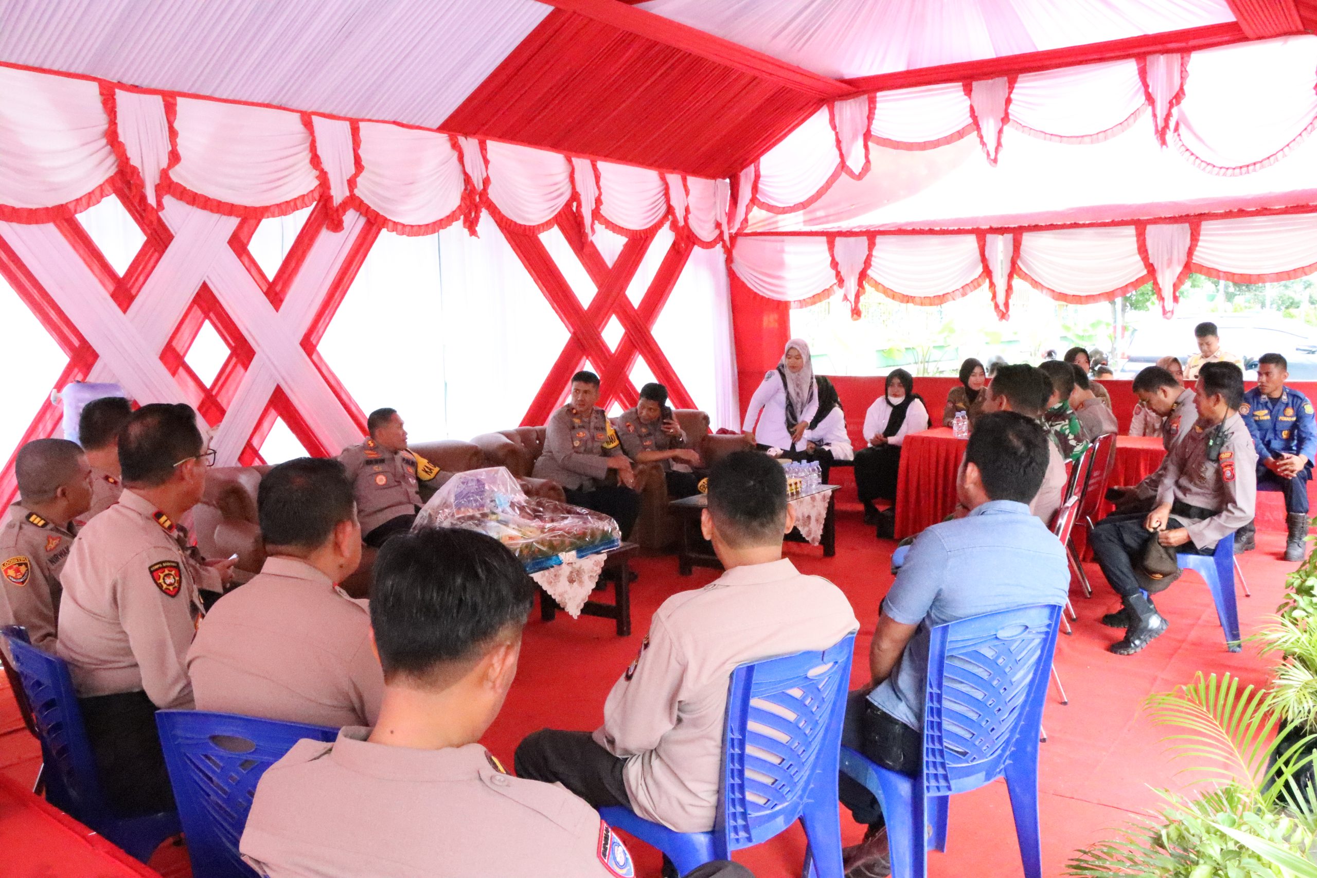 Kapolres Sidrap Pimpin Rapat Anev Mingguan Ops Lilin Tahun 2022