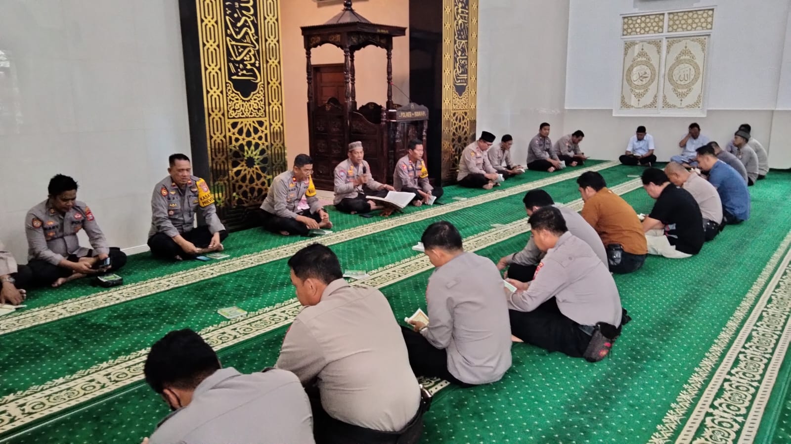 Yasinan Dan Doa Bersama, Tingkatkan Iman dan Taqwa Personil Polres Sidrap