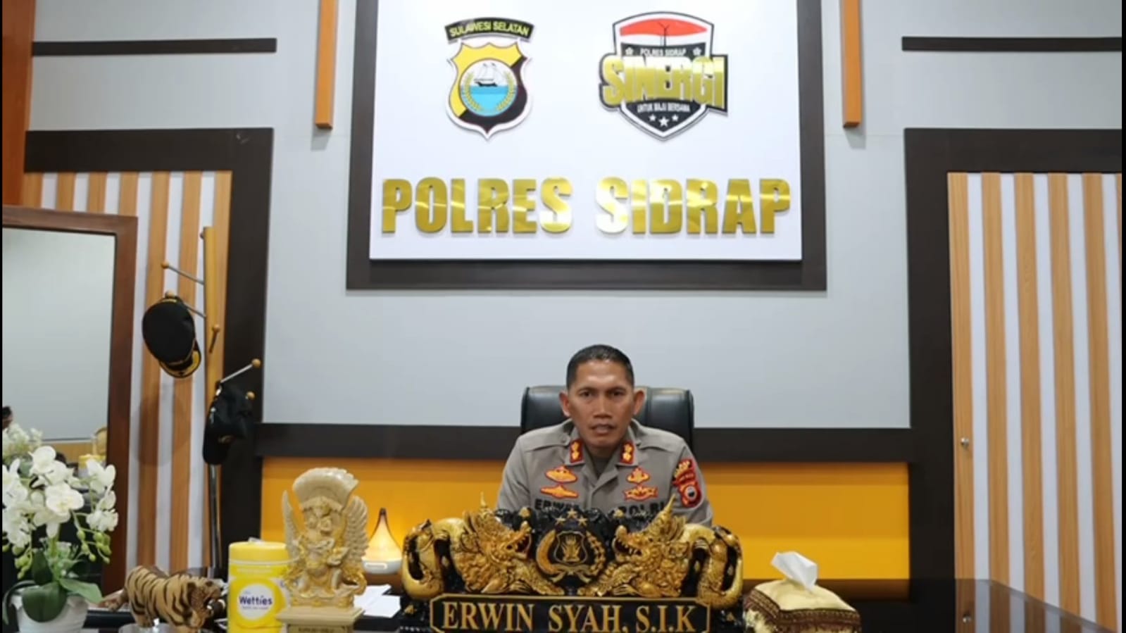 Ini Imbauan Kapolres Sidrap AKBP Erwin Syah Sambut Tahun Baru 2023