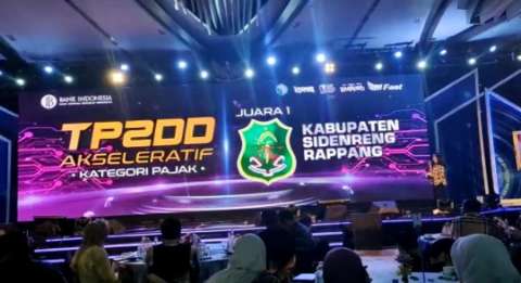 Sidrap Terbaik se-Sulsel, Sabet QRIS Champion Of The Years 2022 dan Juara I TP2DD Akseleratif Kategori Pajak Daerah