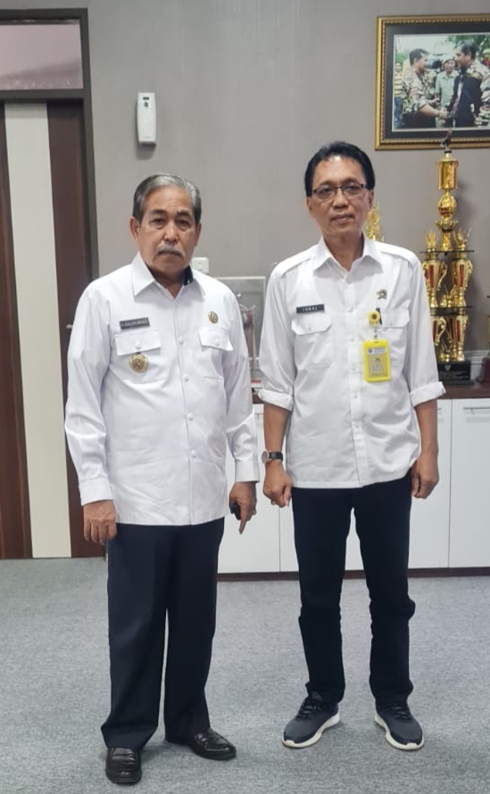 Kakan BPN Sidrap Temui Bupati Bahas Pencanangan Program PTSL GEMAPATAS Serentak