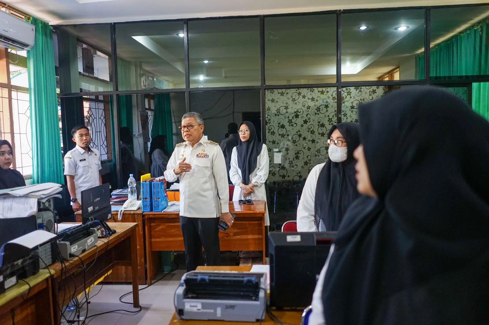 Taufan Pawe Pantau Kehadiran ASN Pemkot Parepare Pasca Libur Lebaran Idul Fitri