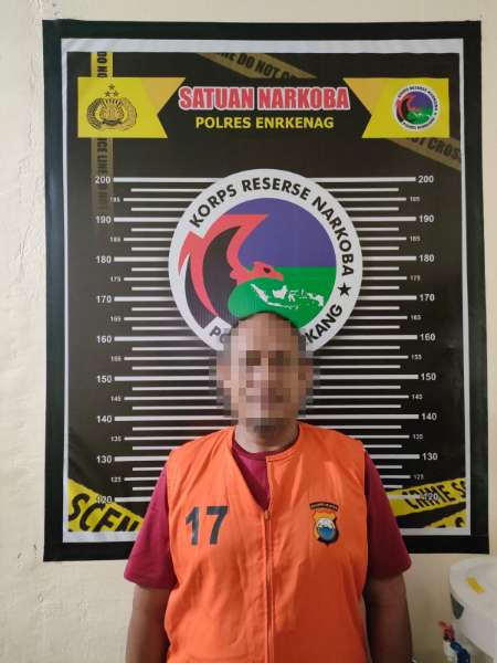 Mantap, Personil Polres Enrekang Ciduk Warga Wajo Usai Kedapatan Bawa Sabu 4 Bal