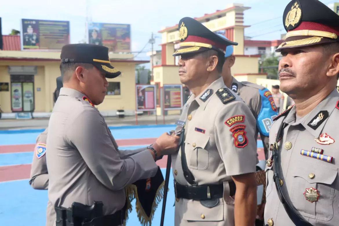 Sertijab Pejabat Polres Sidrap, AKBP Erwin Syah: Terwujudnya Pencapaian Tugas dan Penyegaran Organisasi