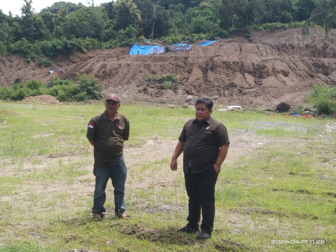 Komisi I DPRD Barru Crosscek Pekuburan Warga Terdampak Longsor dan Area Tambang 