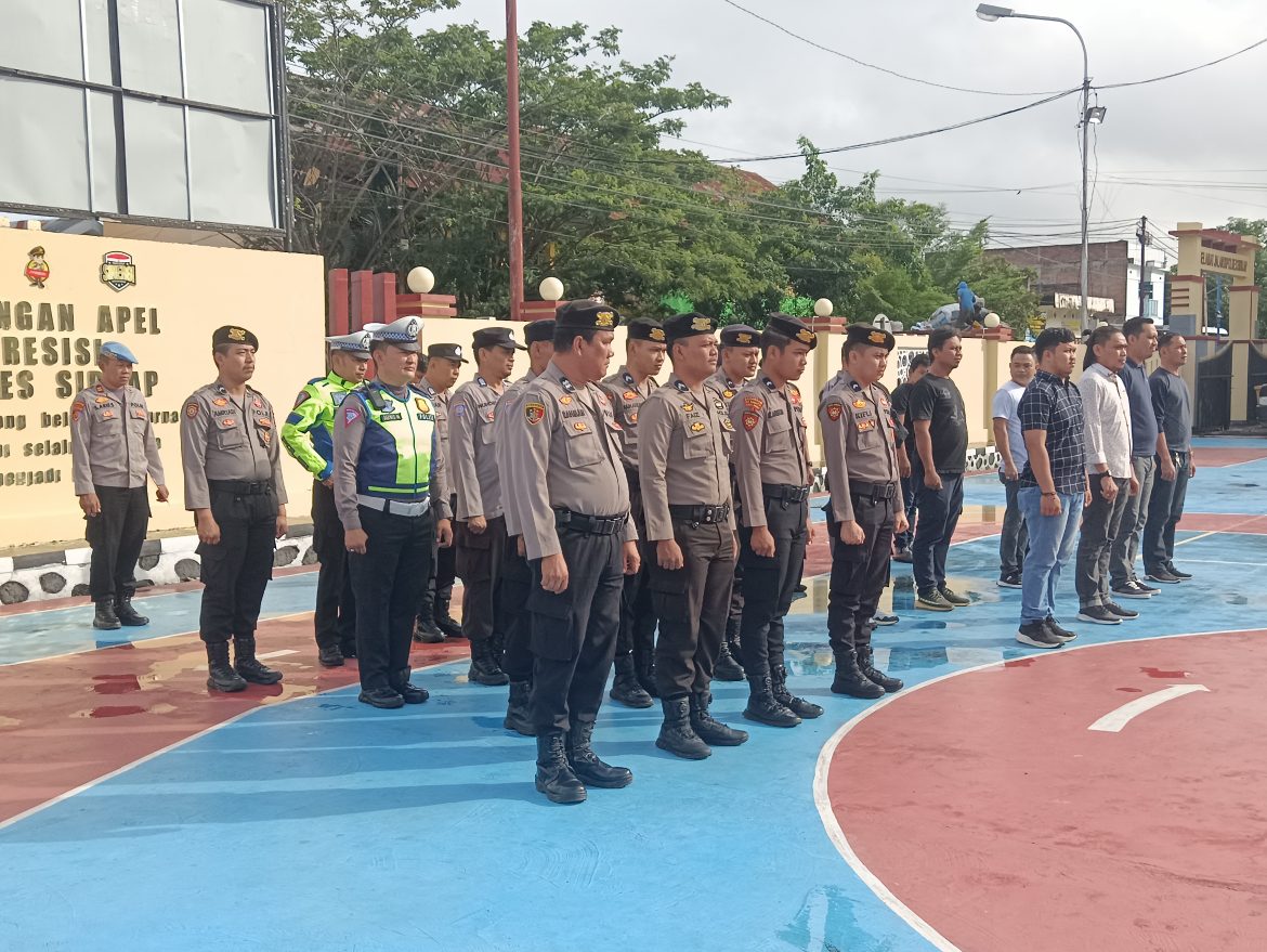 Pengamanan May Day di Sidrap: Kapolres Kerahkan Puluhan Personil untuk Jaga Ketertiban