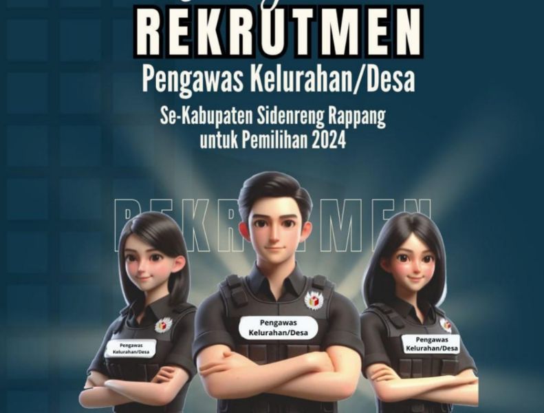 Yuk Buruan Daftar, Bawaslu Sidrap Mulai Rekruitmen PKD di 11 Kecamatan