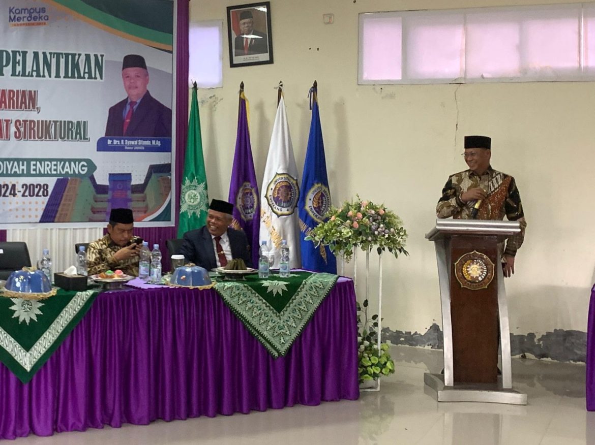 Pj Bupati Enrekang Hadiri Pelantikan BPH dan Warek UNIMEN, Ajak Perkuat Sinergi dengan Pemda