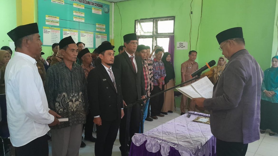 PJ.Bupati Enrekang Resmi Mengambil Sumpah Penjabat Kepala Desa Taulan dan Pundi Lemo Kecamatan Cendana