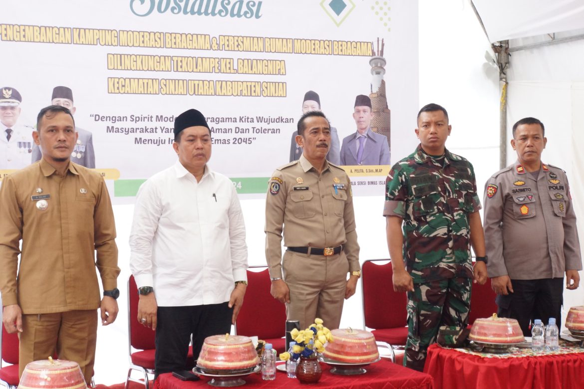 Sekda Sinjai Resmikan Rumah Moderasi Beragama